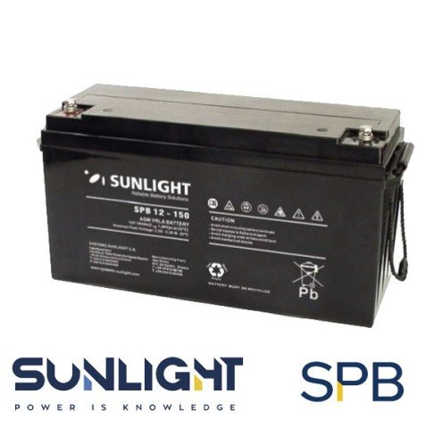 AGM VRLA SPB 150-12V (C10:150Ah /12V) SUNGLIGHT